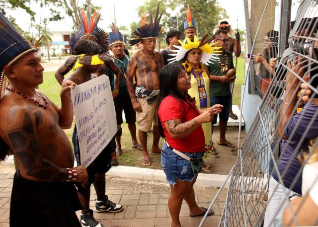 protesto indígena
