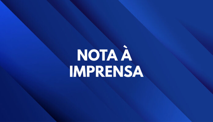 NOTA À IMPRENSA