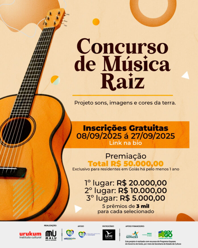 concurso de musica raiz GO