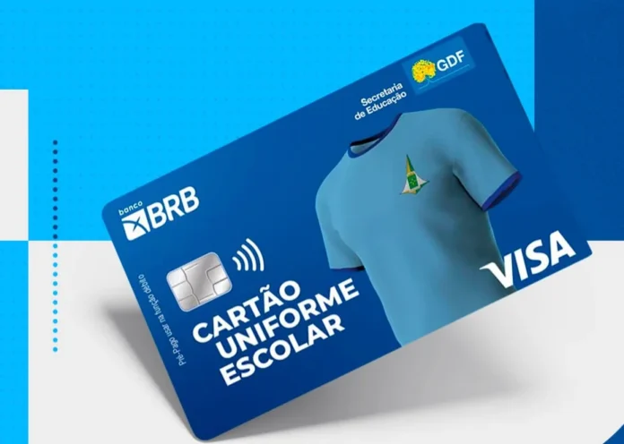 cartao uniforme escolar brb